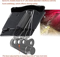 Vista 6 de Para Harley 2002-2016 Kit de bajada de 1-3 pulgadas Touring Custom 2014 Street Glide Accesorios 2015 Road King Blocks 03 Ultra Classic Links