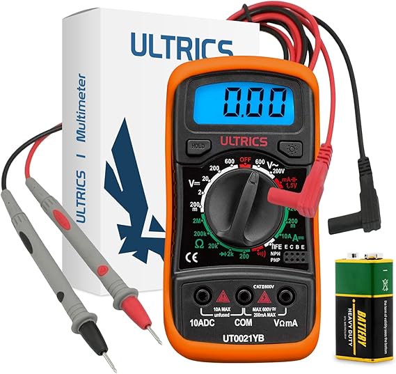 ULTRICS Digital Multimeter, Voltmeter Ammeter Ohmmeter Circuit Checker