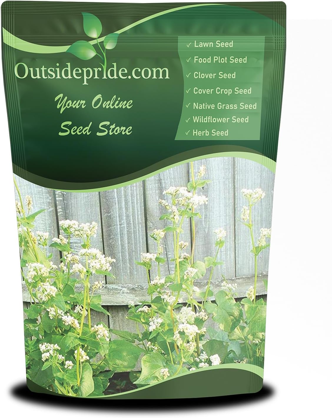 Outsidepride Buckwheat Seeds – 20lbs, summer annual cover crop