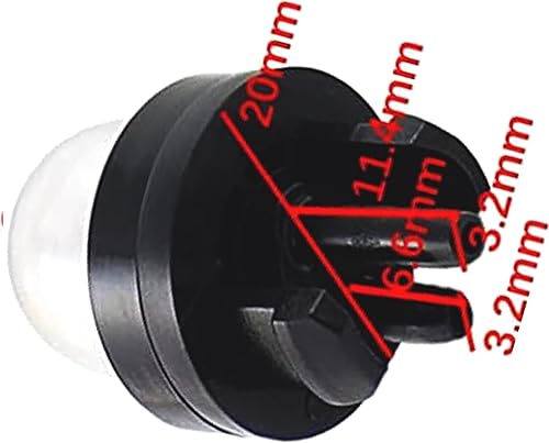 Miniatura 2 de 188-512 188-512-1 530047721 Bomba de bombilla de carburador a presión para Poulan Echo Husqvarna soplador de gasolina PPB100E PPB150E PPB200 1950