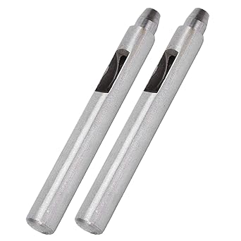 Ubersweet Hole Punch Tool, Stable High Hardness Alloy Steel Forging Round Hollow Puncher, for Industrial Accessories Industrial Parts(7mm)