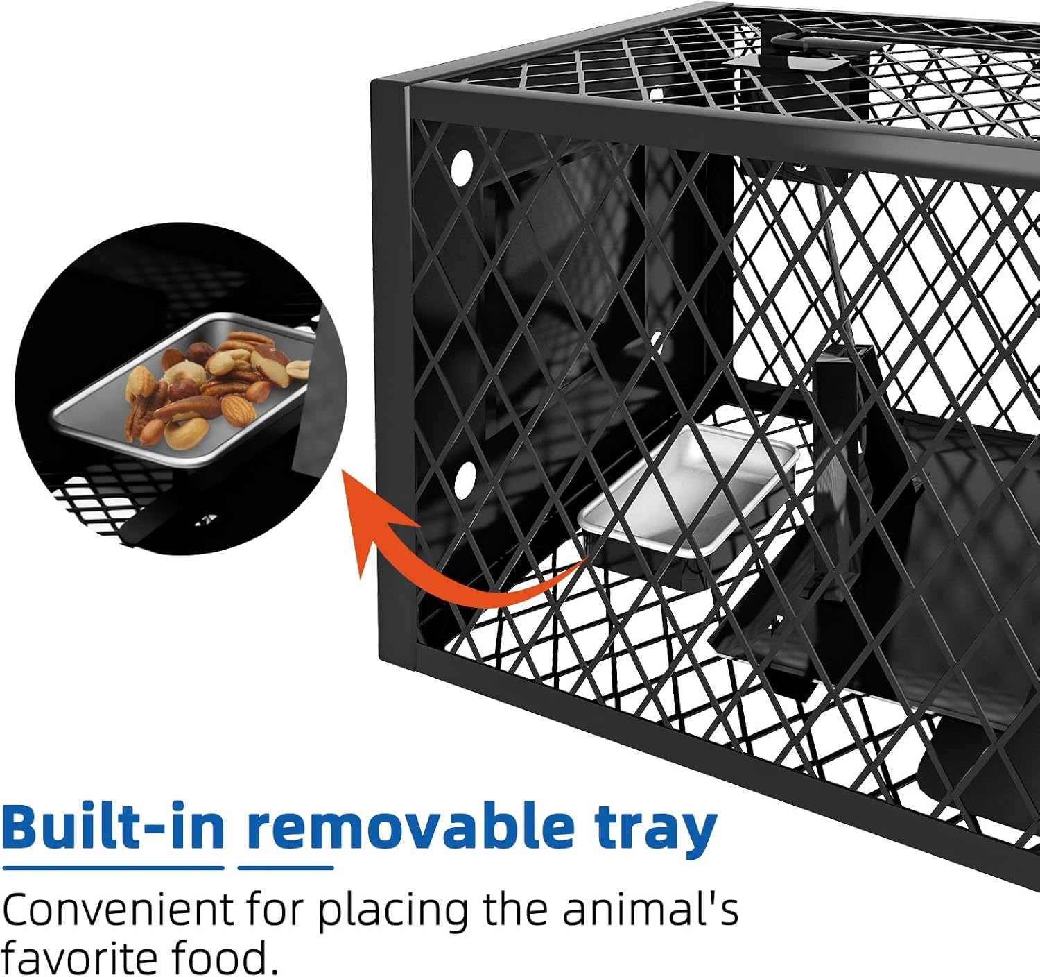Humane Rat Traps - Large 12.5 Inches Upgraded Mouse Trap for Outdoors & Indoors - Reusable Rat Trap Cage for Mouse and Small Animals - Effective Quick Simple to Use (3-Pack)