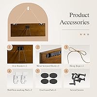 Vista 7 de Regalo de boda personalizado para recién casados, regalos para él, aniversario, placa de madera con nombre y fecha personalizados, letrero