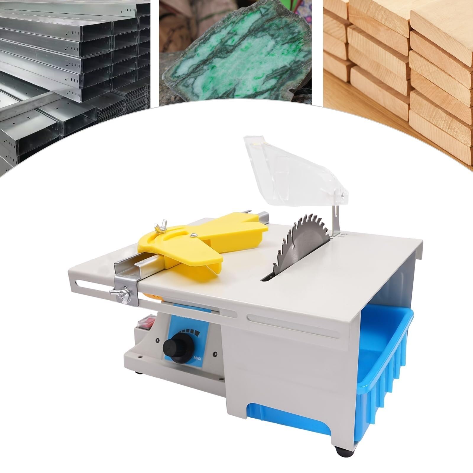 Máquina de corte y pulido de carpintería de alta precisión con motor de 750 W para proyectos pequeños y 38 mm de grosor