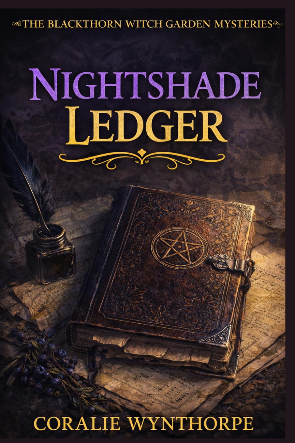 Nightshade Ledger: A Witch Garden Mystery of Buried Records, False Confessions, and Murder (The Blackthorn Witch Garden Mysteries)