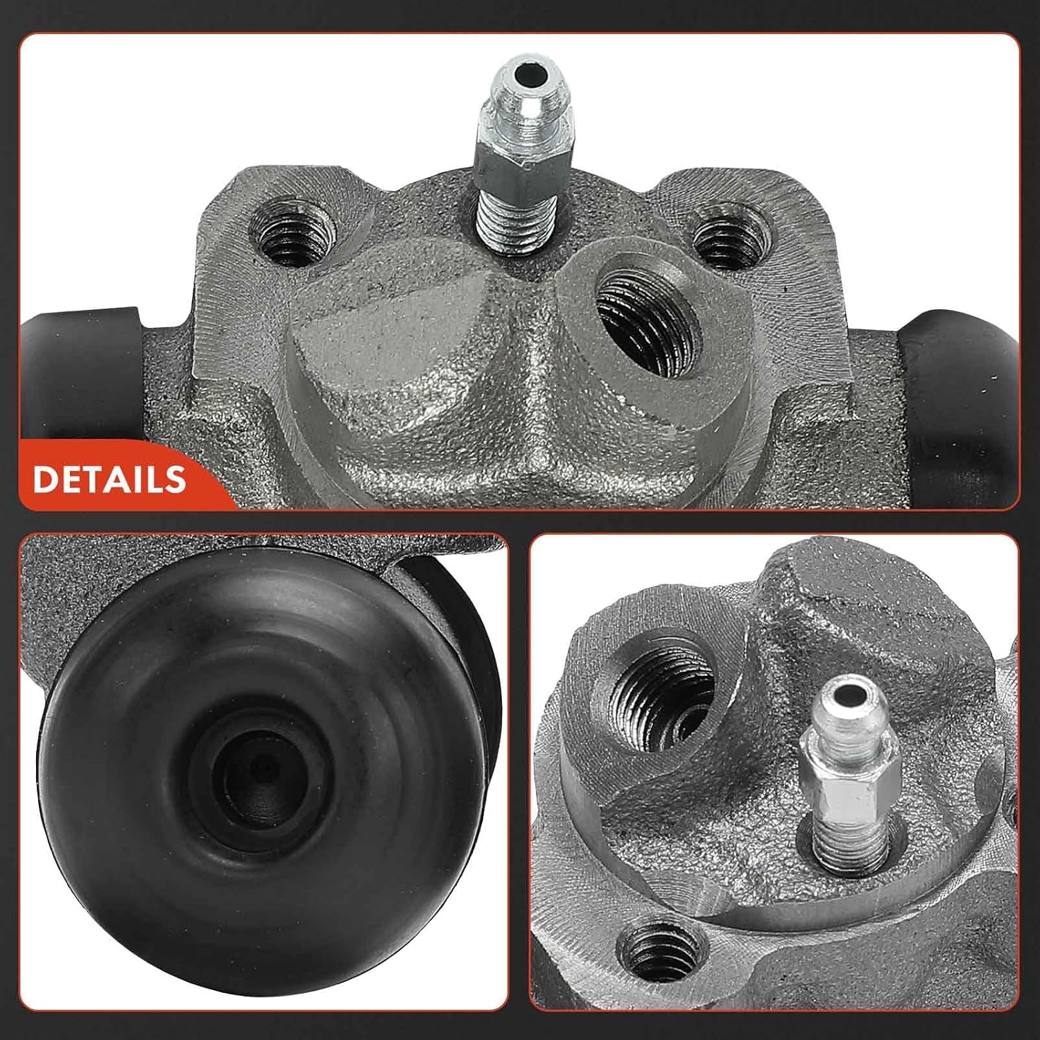 A-Premium Rear Drum Brake Wheel Cylinder Compatible with Select Jeep Models - CJ5, CJ5A, CJ6, CJ6A, Dispatcher, DJ5, DJ6, J-2500, J-2600, J-2700, J-2800, J-3500, J-3600, J-3700, Jeepster, 2-PC Set