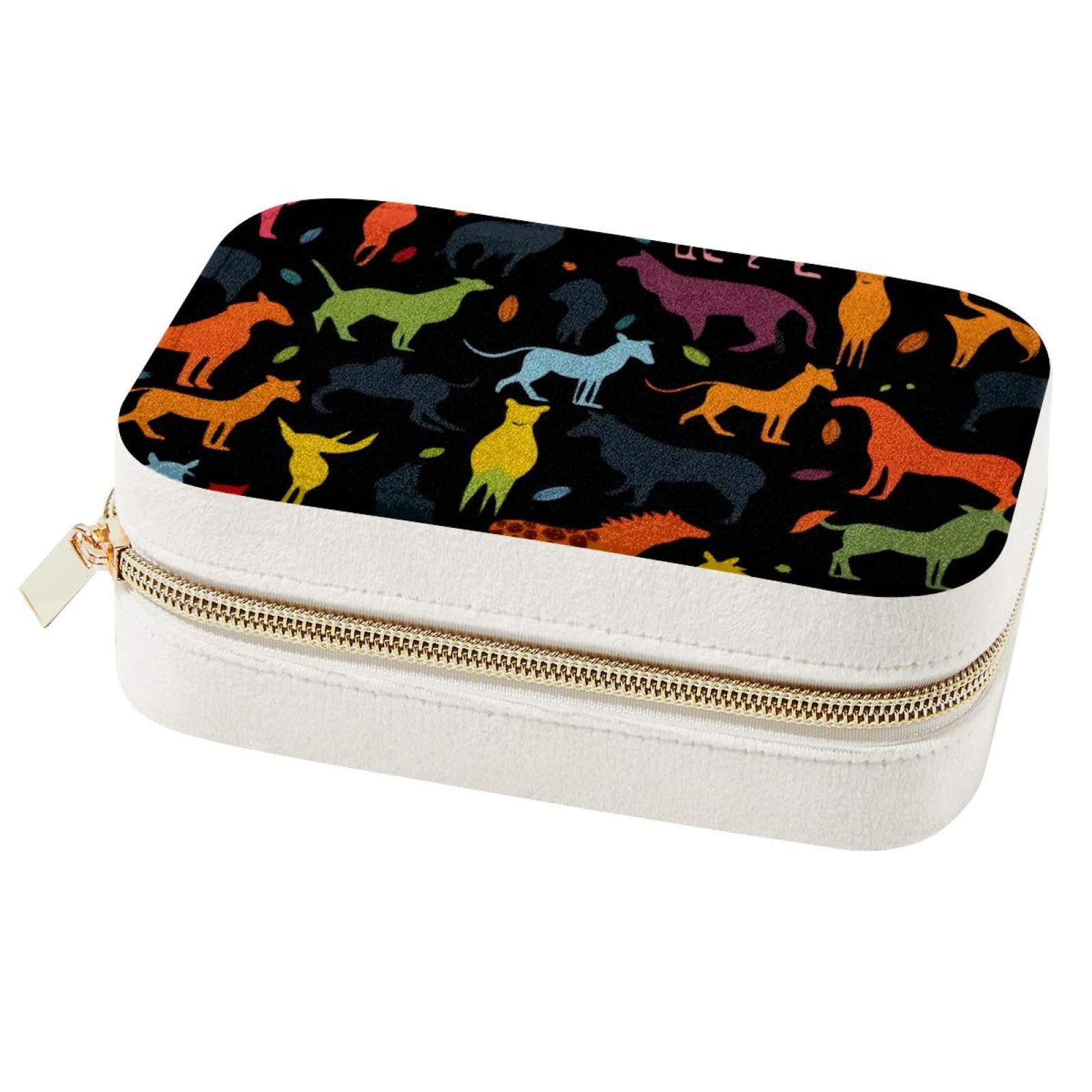 Boîte à bijoux de voyage compacte et spacieuse, idéale pour organiser vos bagues et bracelets