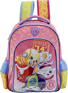 Mochila Escolar Shopkins Spk Squad G - 01 Unidade Xeryus, Multicor