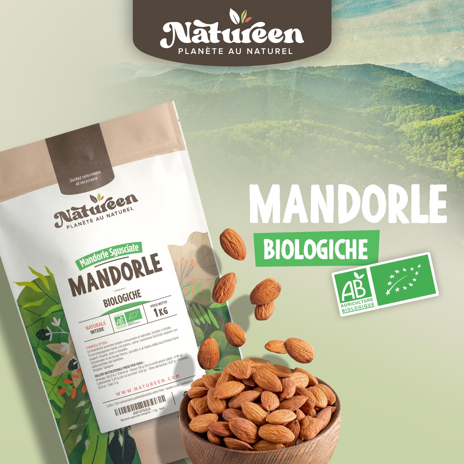 Mandorle Sgusciate Bio -1 kg