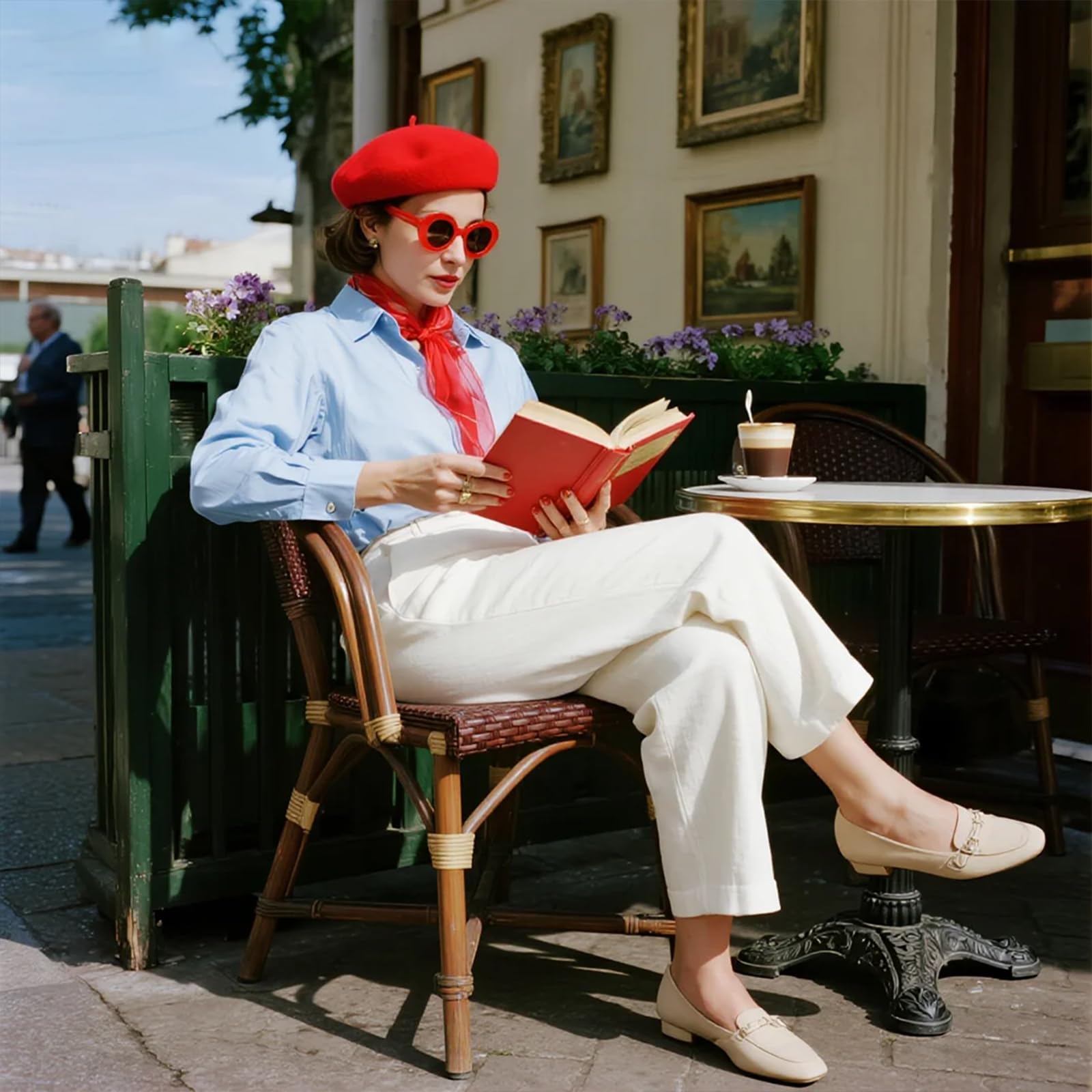CERCTLA 4 piece French Women Set, 50s Hat Kit - Image 4