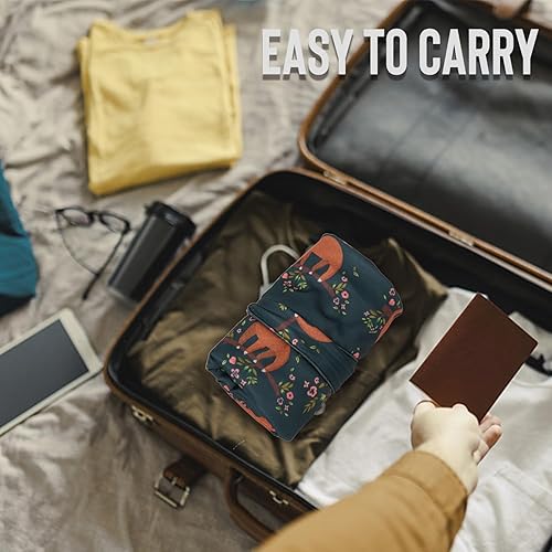 Miniatura 7 de 2 bolsas de tela para pañales húmedos y secos, bolsa impermeable reutilizable con 2 bolsillos con cremallera y asa, bolsas de lavandería lavables