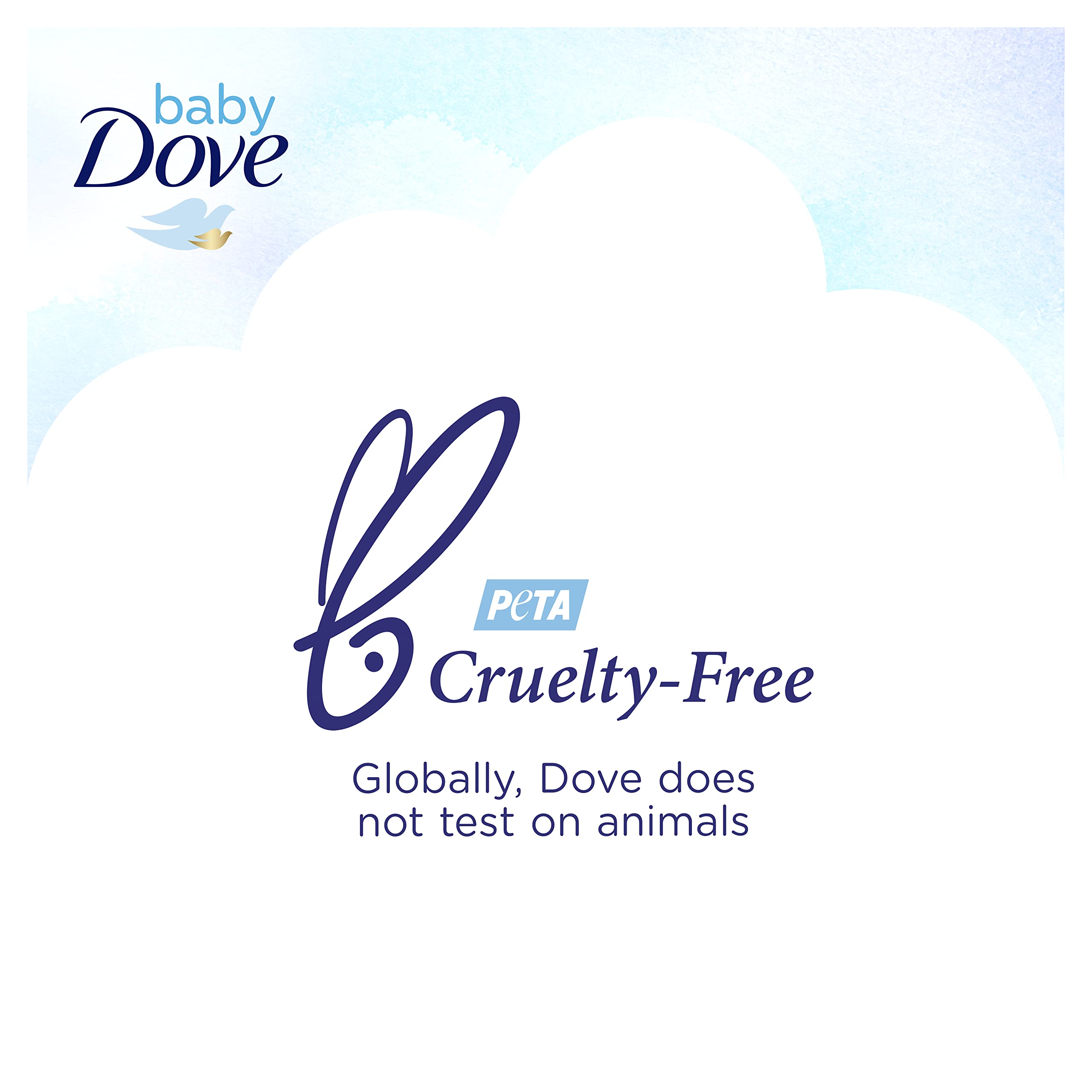 Dove Baby Care, Delicato, Sensibile e Gentile alla Pelle Ricca Idratante e Pulizia Salviette Bagnate Per Nuove Nascite, Neonati, Ragazze e Genitori, Confezione da 12 (600 Salviette Totali)
