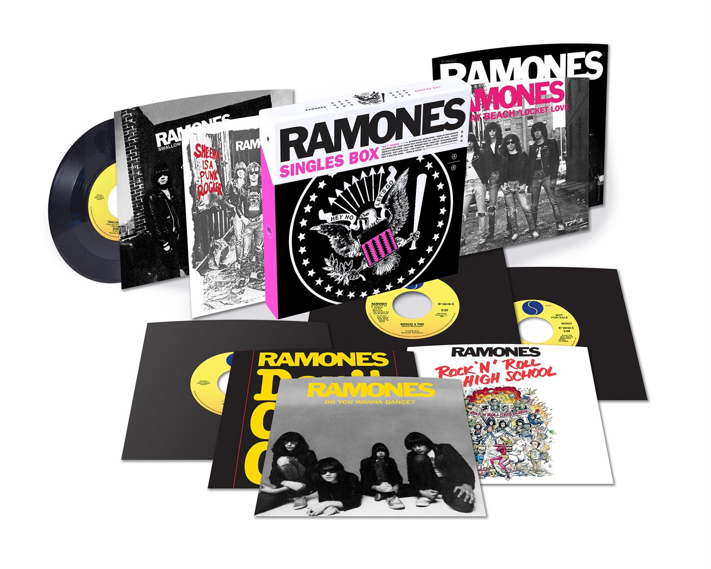Ramones Singles Box: Amazon.pl: Płyty CD i winylowe