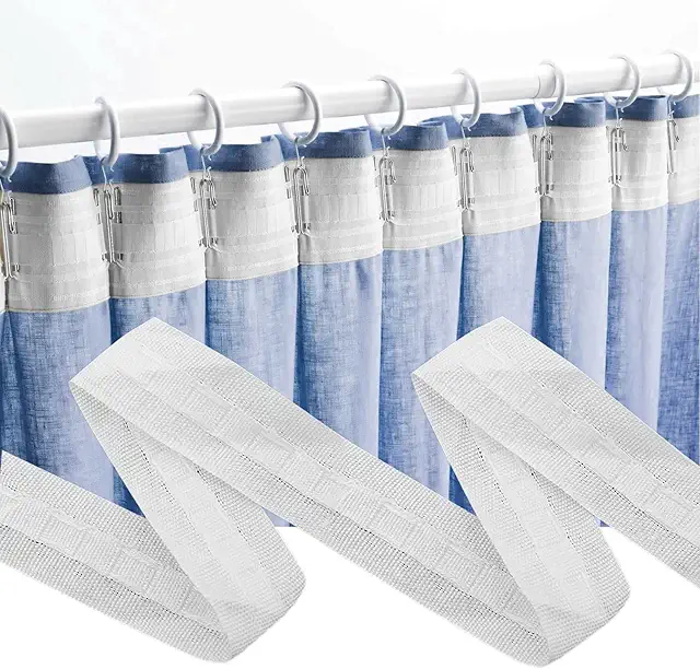 Curtain Pleat Ribbon 30M x 2.5cm Polyester Veckband Gardin Sewing Tape