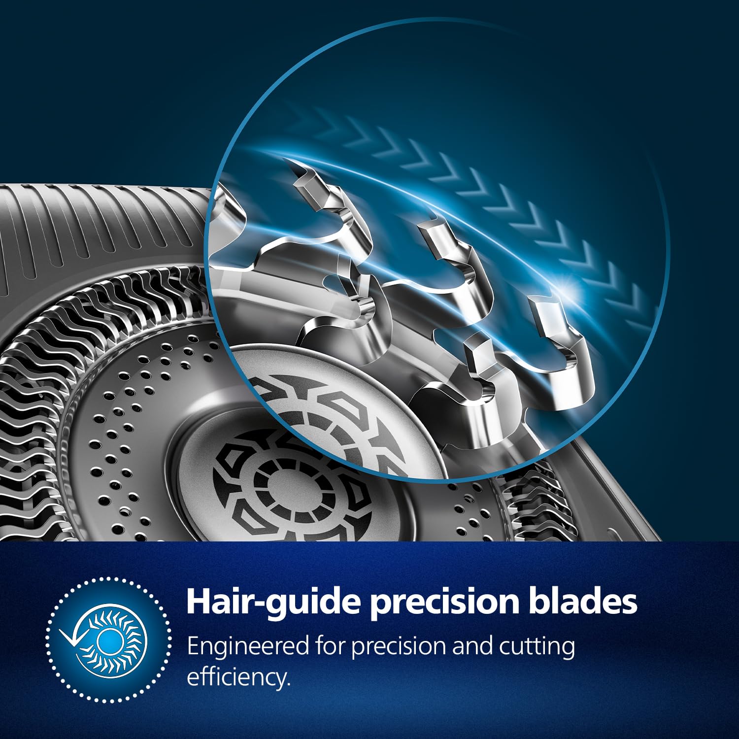 PHILIPS Electric Shaver For Men|Wet & Dry|Steel Precision Blades|Power Adapt Sensor|360 D Flexing Heads|Integrated Pop Up Trimmer|Delivers A Powerful Shave, Cuts More Hair Per Stroke*|S5885/28,Black - Image 5 thumbnail