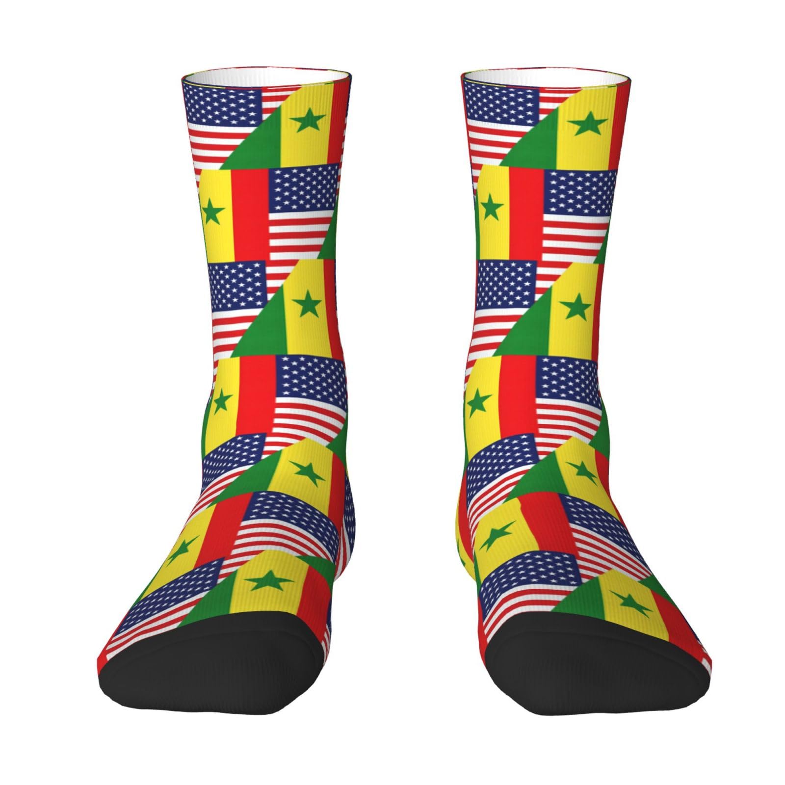 Oudrspo Cote d'Ivoire Flag Socks Crew Sock Casual Breathable Sports Socks for Men Women Football Gifts