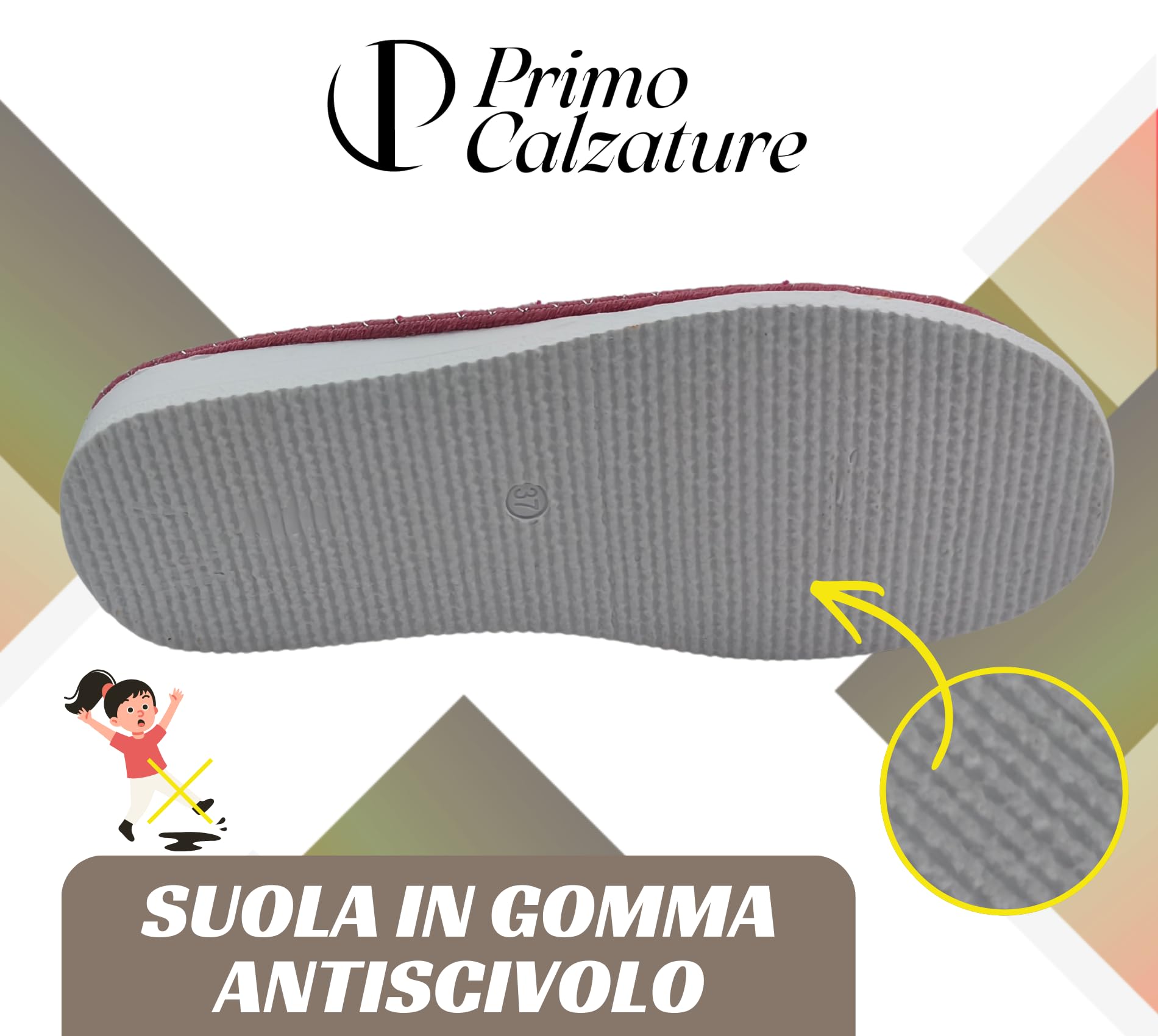 Le Cotonelle Chaussons ouverts pour femme, pantoufles d'été en éponge et coton, pantoufles maison avec talon et antidérapant