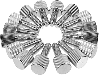 UKCOCO 3 Sets 20Pcs hand screw rgb computer case Computer Cover Thumb Screw Computer Thumb Screw Case Screws computer screws Screw for Computer Case shell Nickel-plated iron round