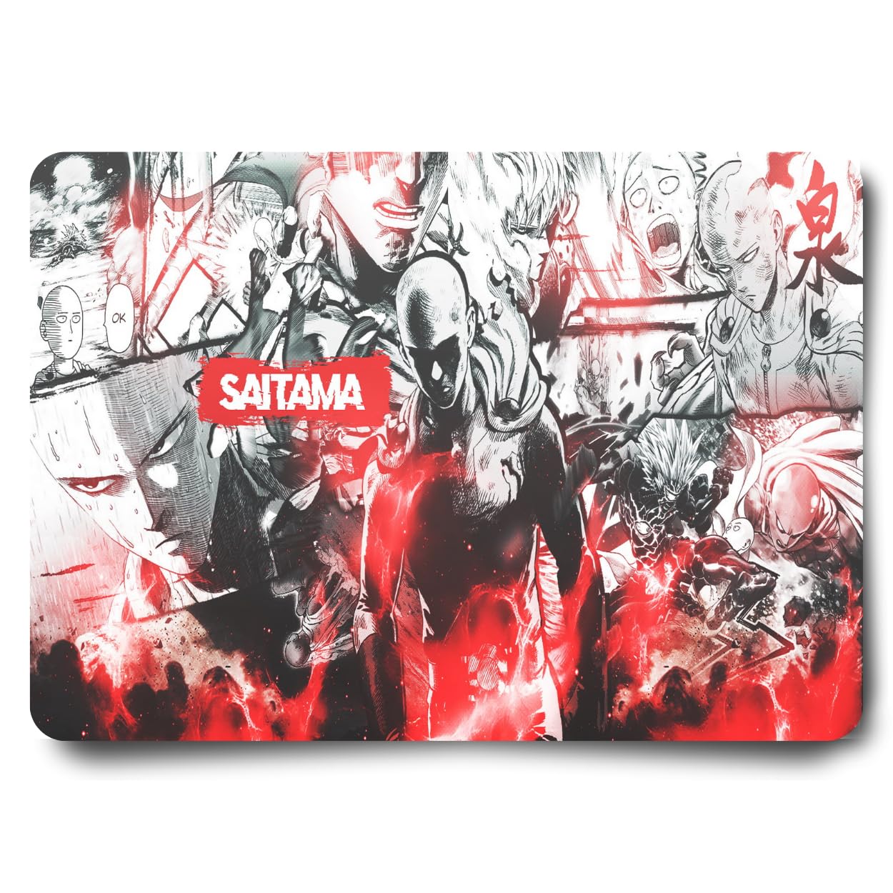 Replix Anime Mouse Pad - Computer One Punch Man Printed Mousepad with Anti-Slip Rubber Base & Smooth Mouse Control for Laptop, MacBook Pro, Gaming (9 inch x 7 inch) (One Puch Man-2) (B0CD5XP9HP) Amazon Price History, Amazon Price Tracker