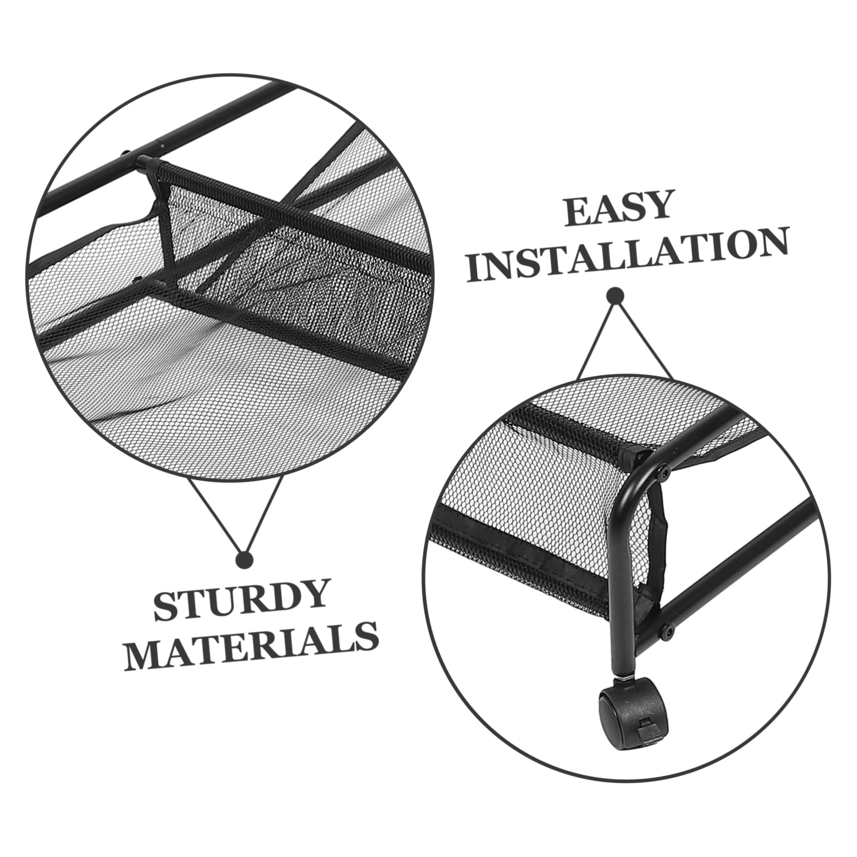 Mobestech Scarpiera Sotto Letto con Ruote, Organizzatore in Ferro Argento | Contenitore in Plastica Riutilizzabile, Supporta Peso Elevato, Movimento Agevole e Salvaspazio per Camera