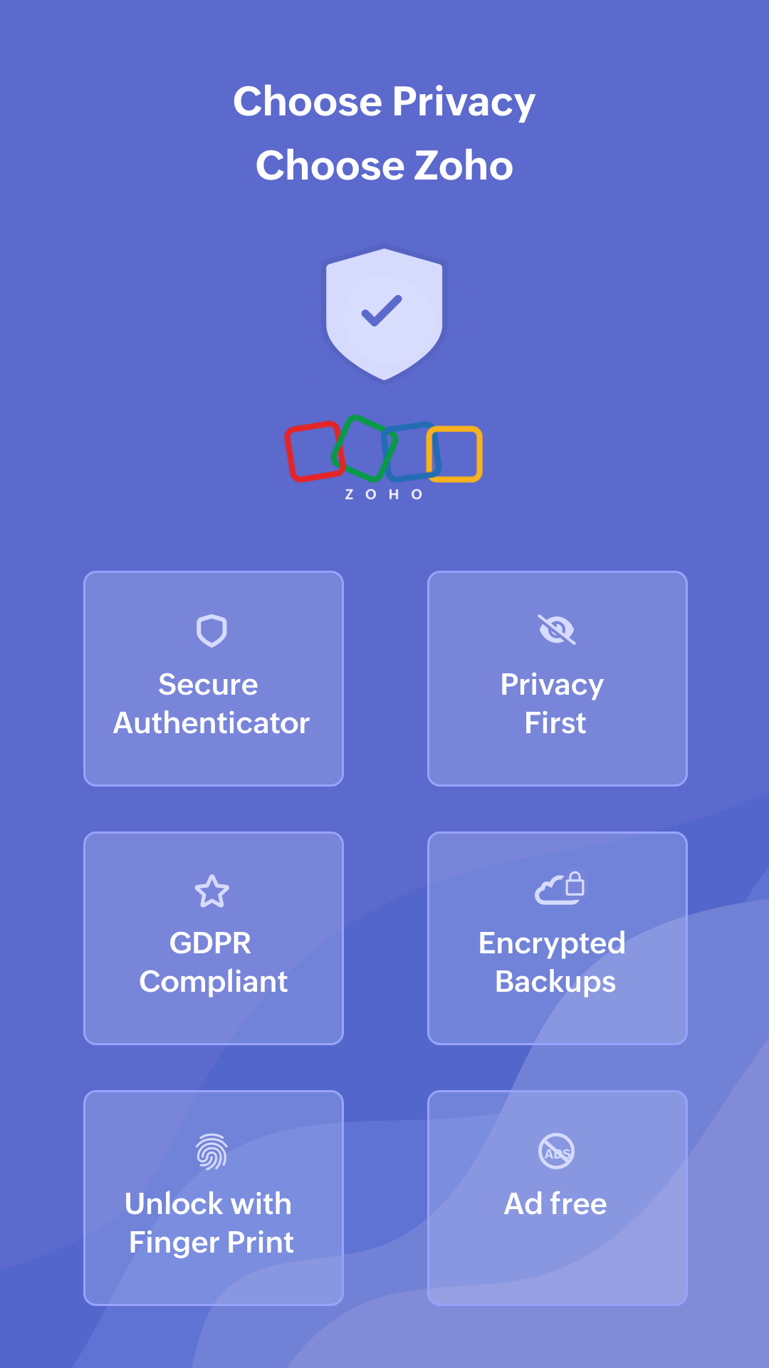 Zoho OneAuth - Authenticator - App on the Amazon Appstore