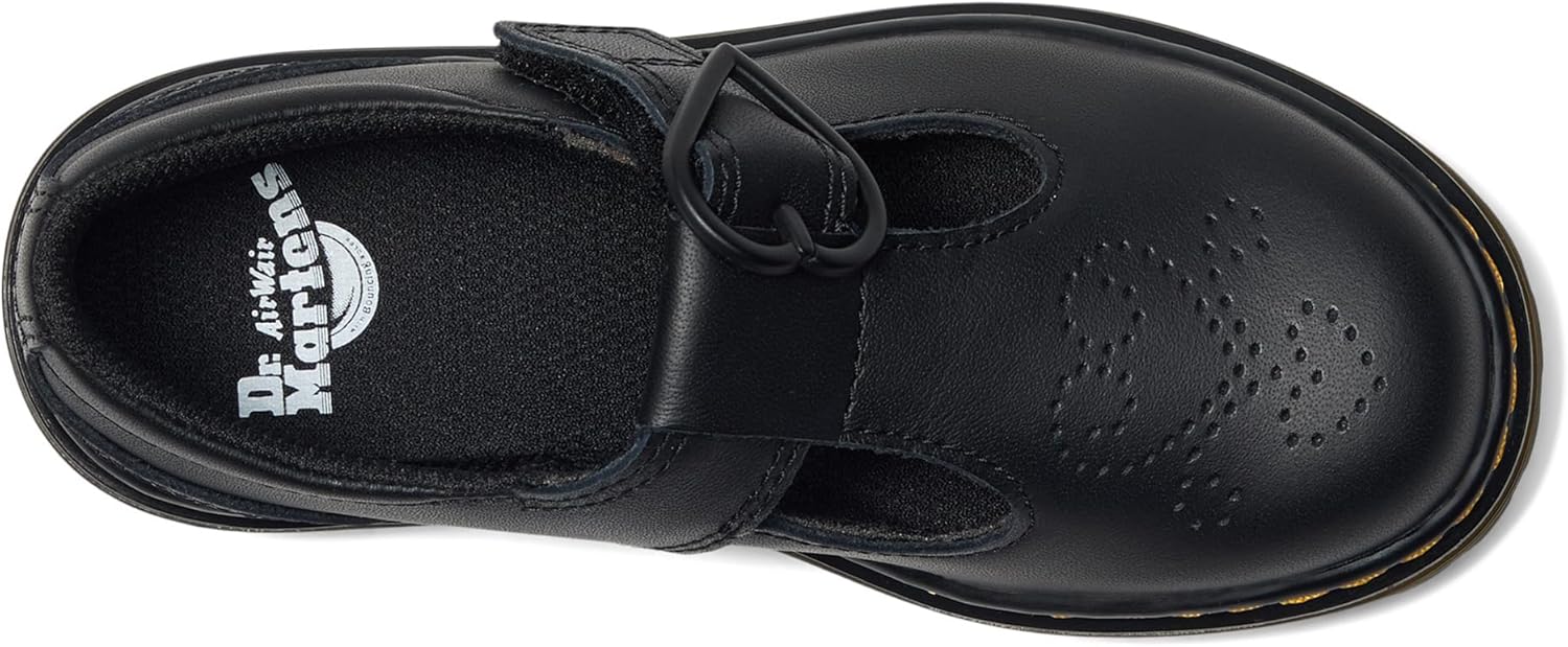 Dr. Martens Unisex Kids Polley II (Little Kid/Big Kid) Black 4 Medium - Image 3