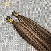 Googoo Highlighted Prebonded Hair Extensions Chocolate Brown mixed Honey Blonde Ombre I Tip Remy Stick Hair Extension 50 Strands 1g Per Strand 20 inch