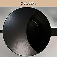 Vista 5 de Regadera pequeña de metal de 35 onzas para interior con boquilla larga y mango de madera real para plantas de casa, suculentas, cactus y plántulas