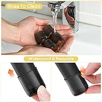 Vista 7 de BALEINE - Protectores de silicona para patas de silla, tapas protectoras de patas de taburete, tapas antideslizantes para patas de silla para suelos