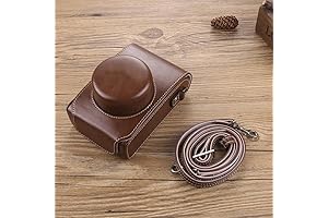 LX7 Genuine Retro PU Leather Full Body Camera Protective Case Bag for...