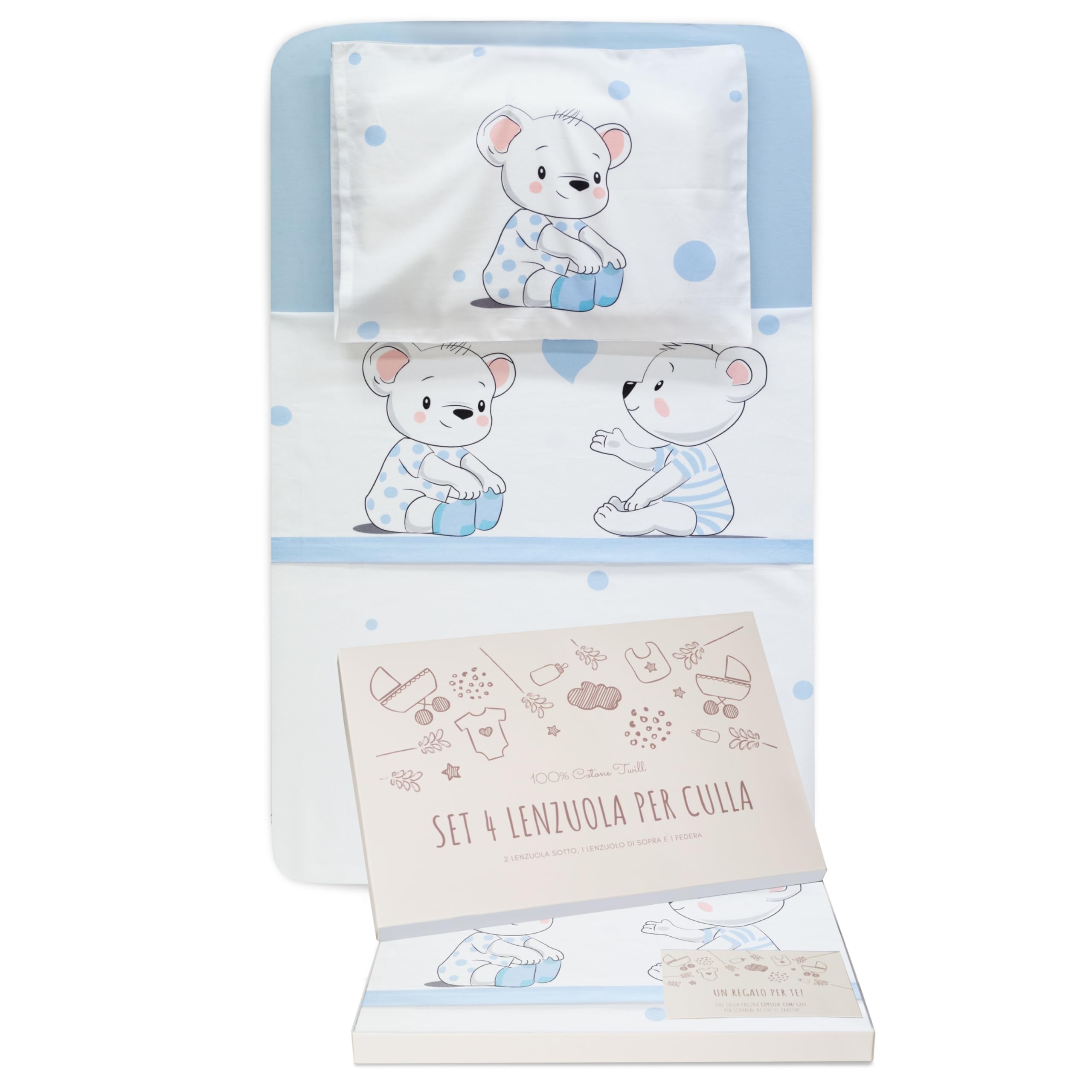 Lenzuola Per Culla Next2Me Chicco - Set 3 Pezzi In Cotone 100% Oeko-Tex, Con Coprimaterasso Assorbente - Compatibile Con Next2Me, Magic, Lullago, Kinderkraft Uno (83x50 Cm) - Foto 11