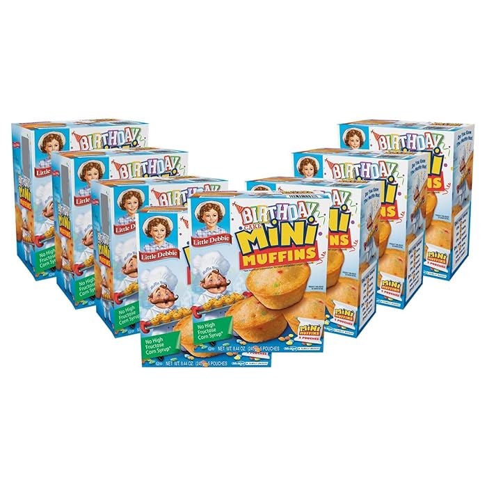 Buy Little Debbie Birthday Cake Mini Muffins, Birthday Cakeflavored