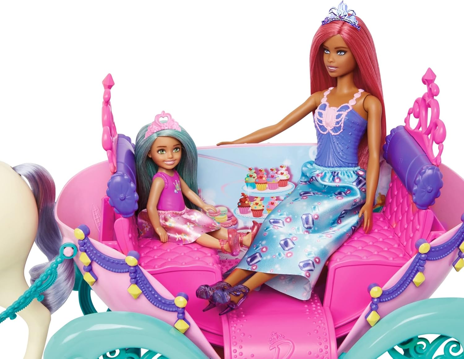 Barbie™ Dreamtopia Playset With Unicorn & Carriage, 2 Barbie® Princess Dolls