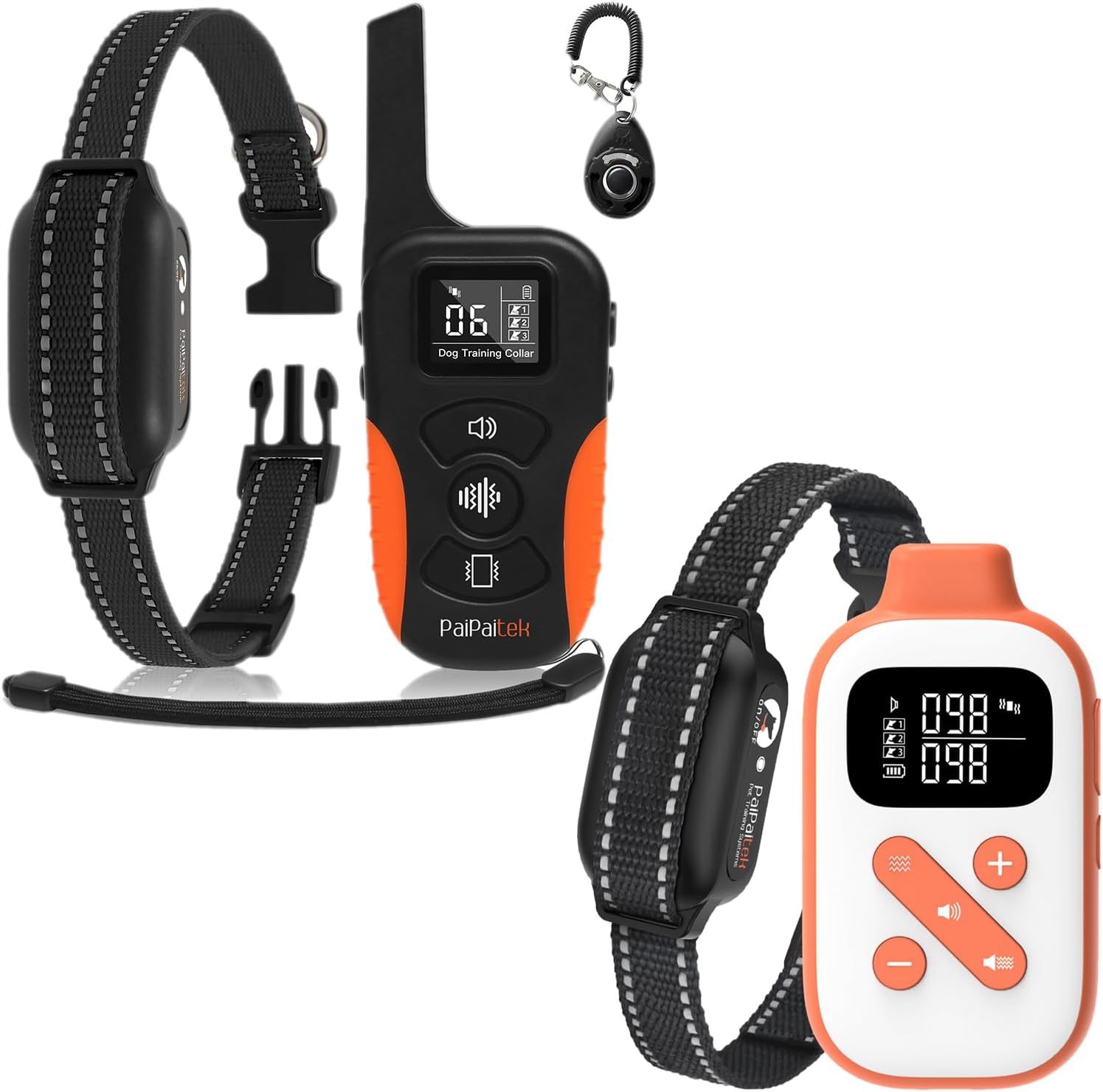PaiPaitek No Shock Dog Training Collar with Remote 3300ft