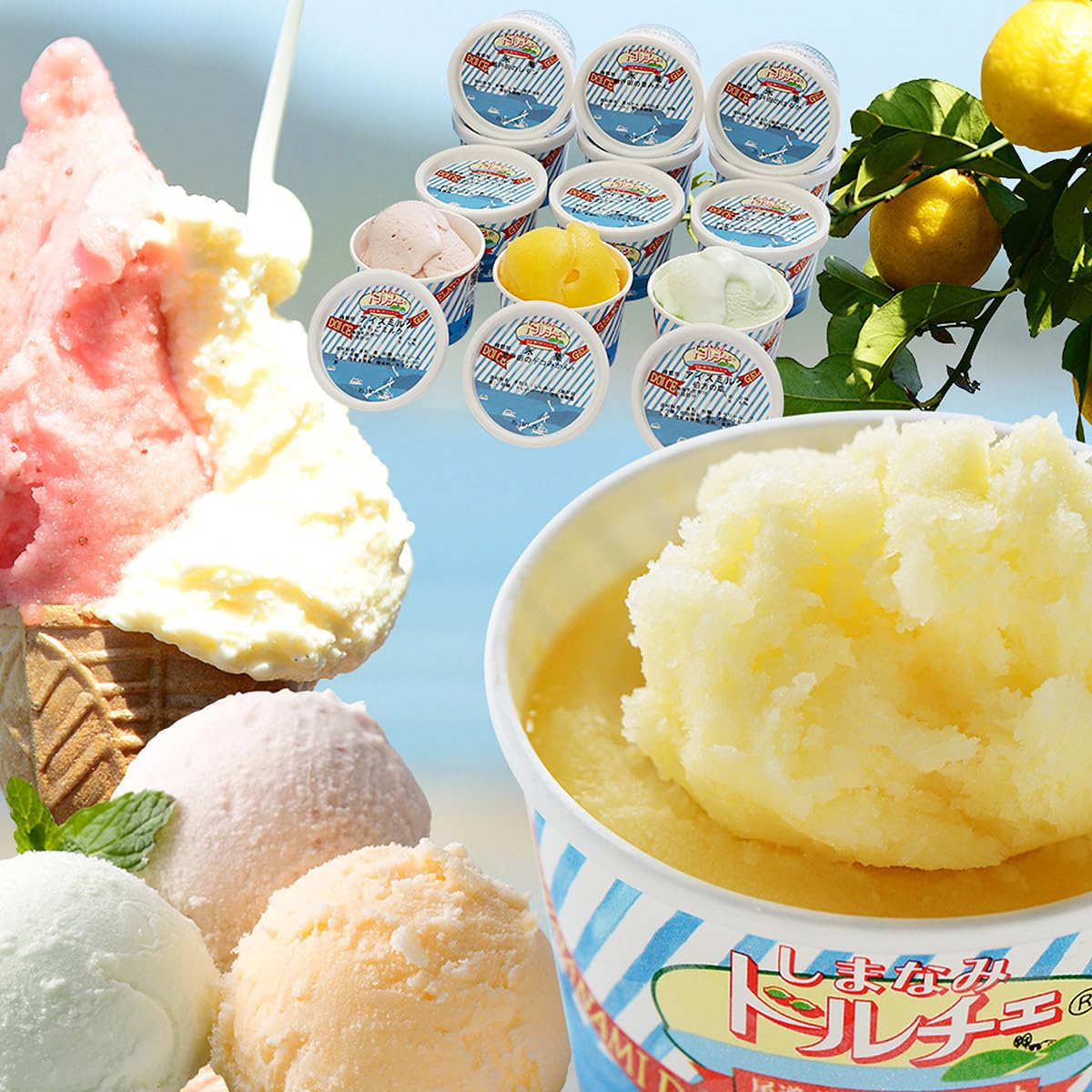 Amazon.co.jp: 食の達人 ジェラート しまなみドルチェ 12個セット