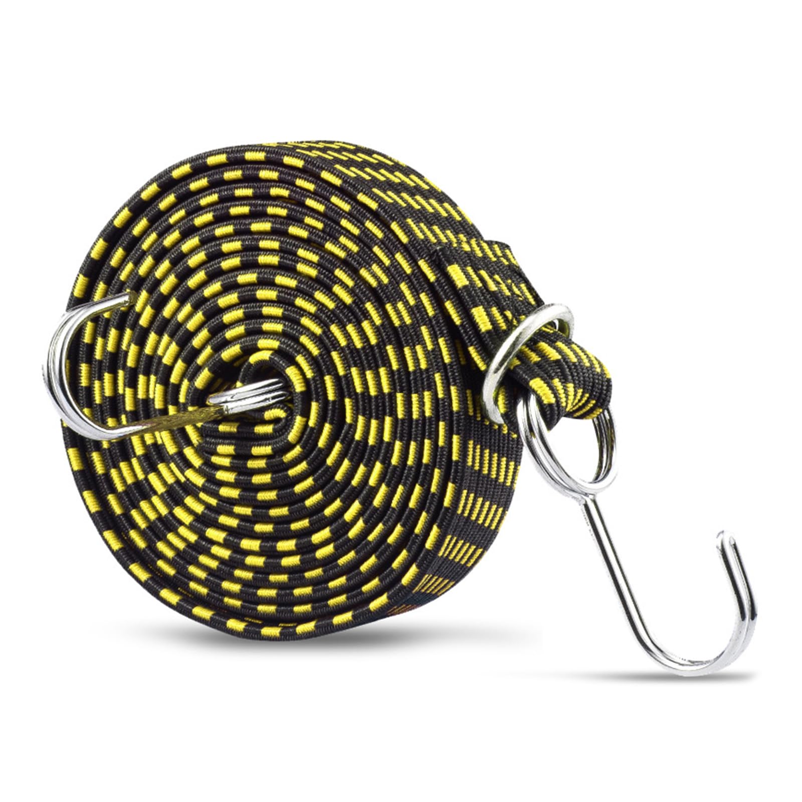 Tsophreniq Heavy-Duty Elastic Motorcycle Tie-Down Cord with Quick-Release Buckle for Cargo & Outdoor Gear Elastics Tie Down