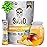 Salud 2-in-1 Energy Drink Powder + Focus, Pineapple Mango, Organic Caffeine, B6 + B12, Theanine, Clean Energy Drink Packets, Agua Fresca Mix, Non-GMO, Gluten Free, Vegan, 1g of Sugar, (15 Servings)