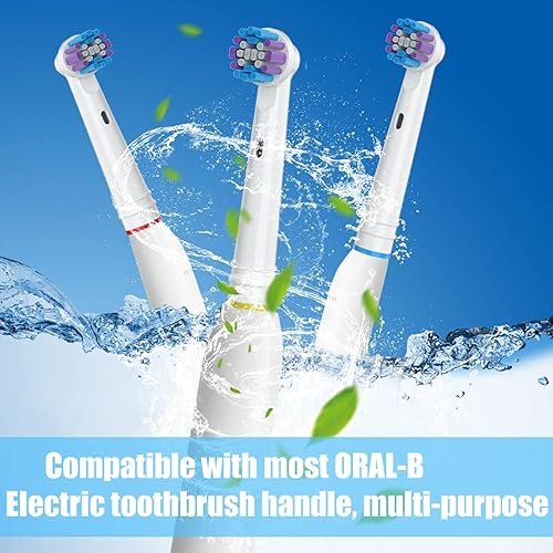 Miniatura 2 de Cabezales de repuesto para cepillo de dientes Oral-B, paquete de 4 cabezales de repuesto compatibles con cepillo de dientes eléctrico Oral B Braun,