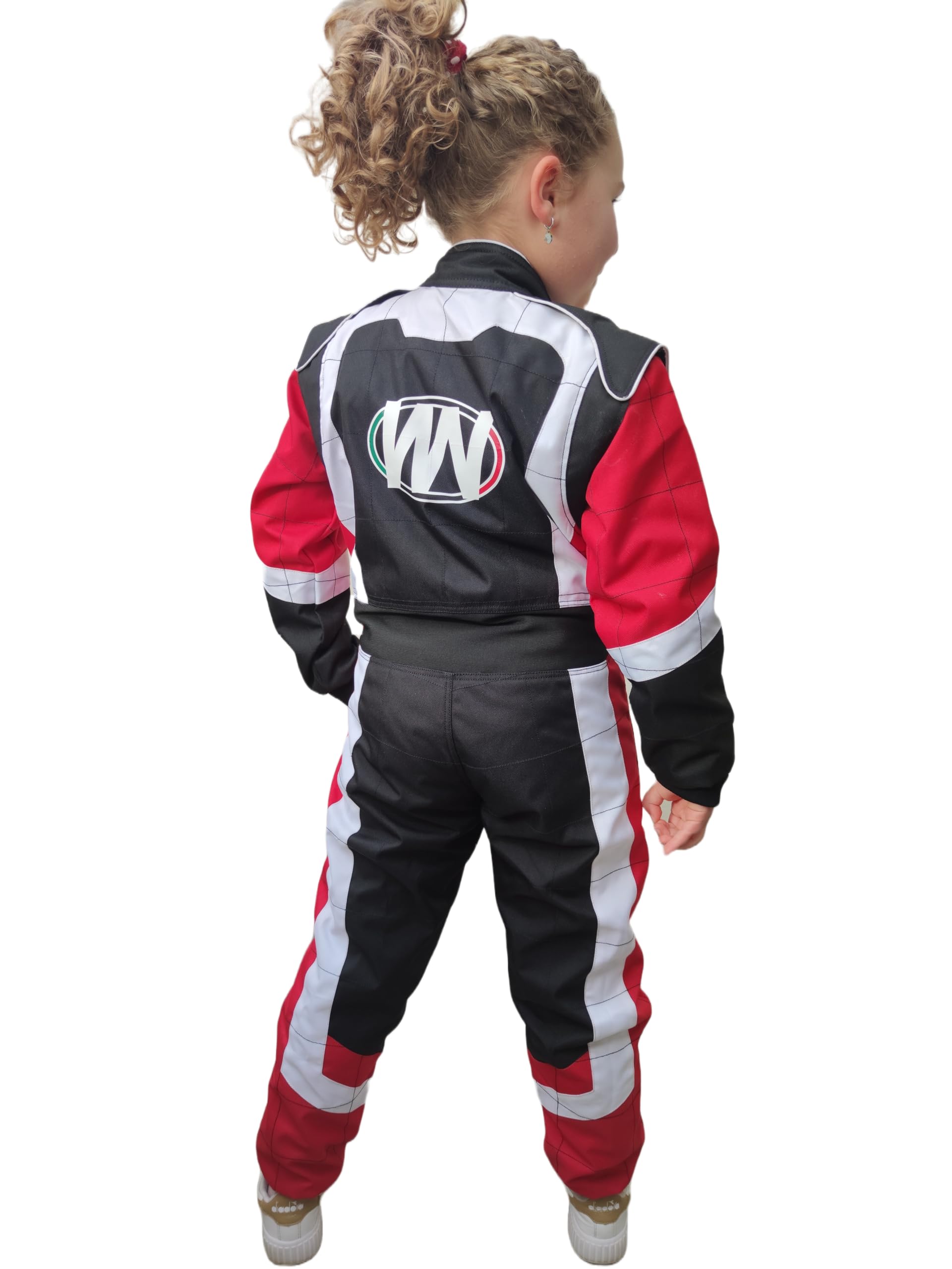 WinNet Tuta Go Kart per bambino mini motocross bmx quad off road per bambino o bambina karting