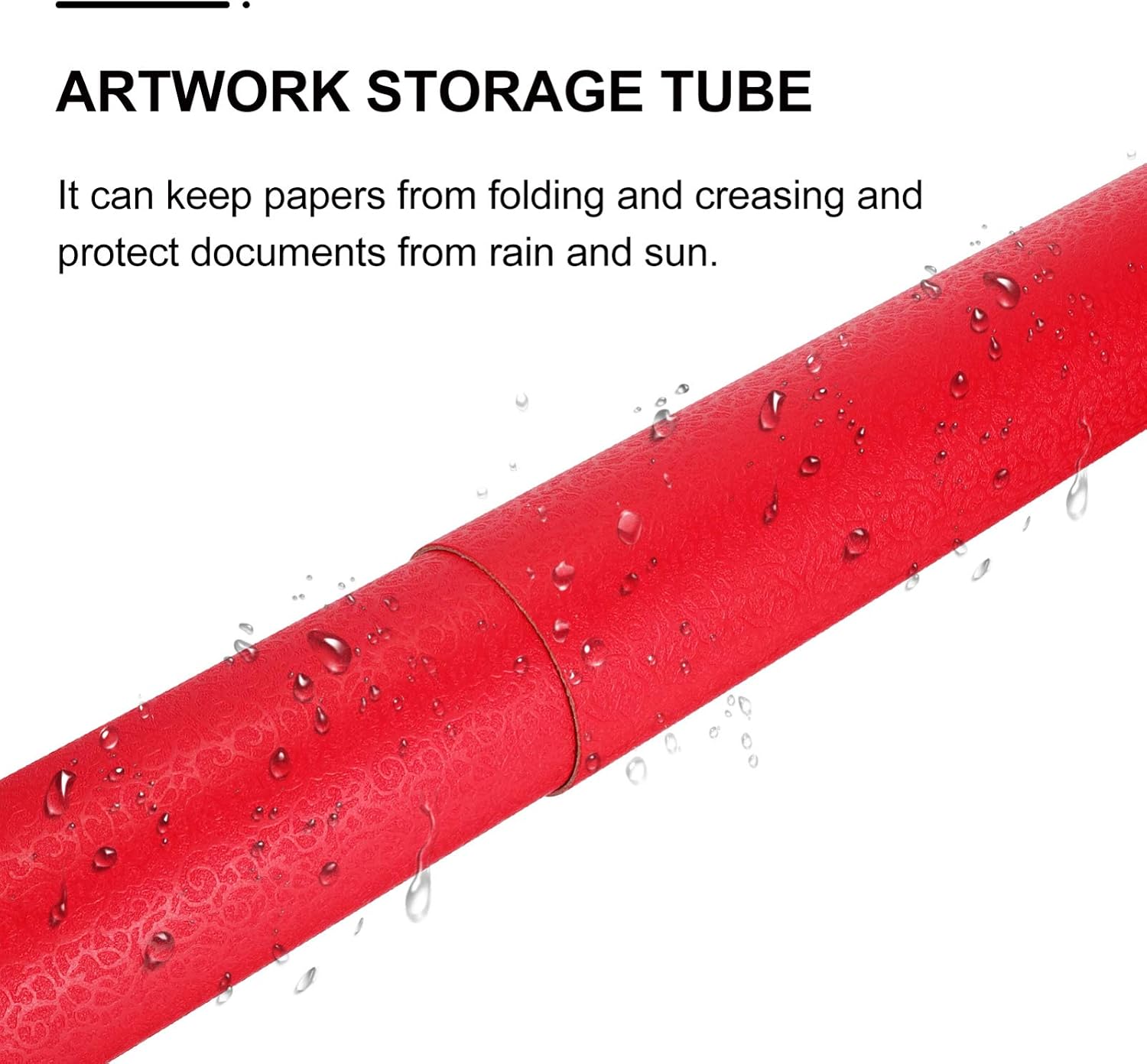 BEBEMOKO Portable Telescopic Poster Tube Art Storage for Blueprints Drawings Durable Lightweight Design Protects Against Sunlight