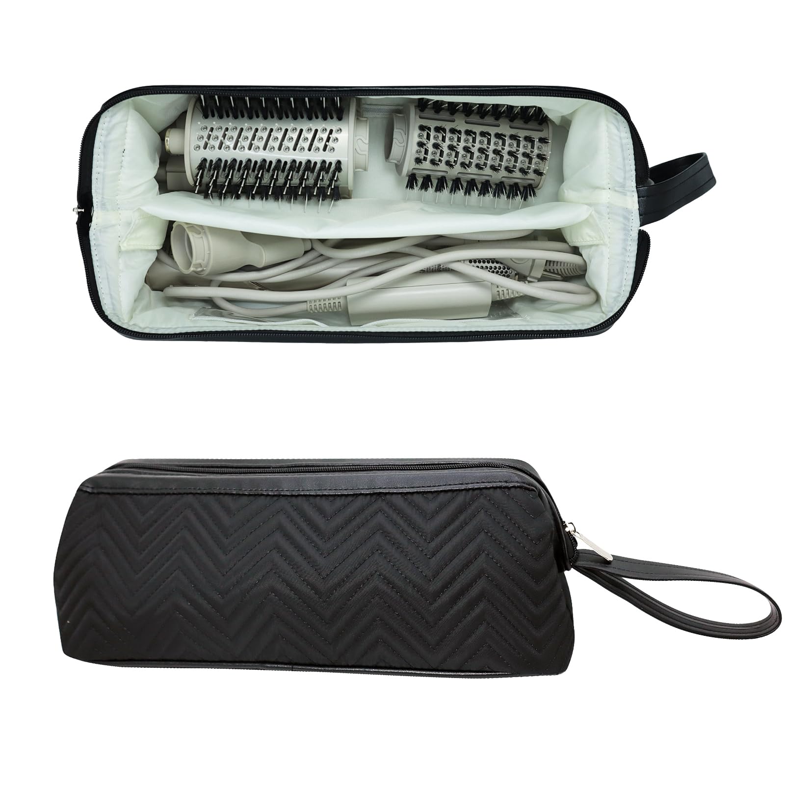 GENCAN Travel Case for Shark Flexstyle Portable Storage Bag for Shark Flexstyle Hair Styler Carrying Case for Flex Style 4-in-1 Air Styler & Hair Dryer(Black)