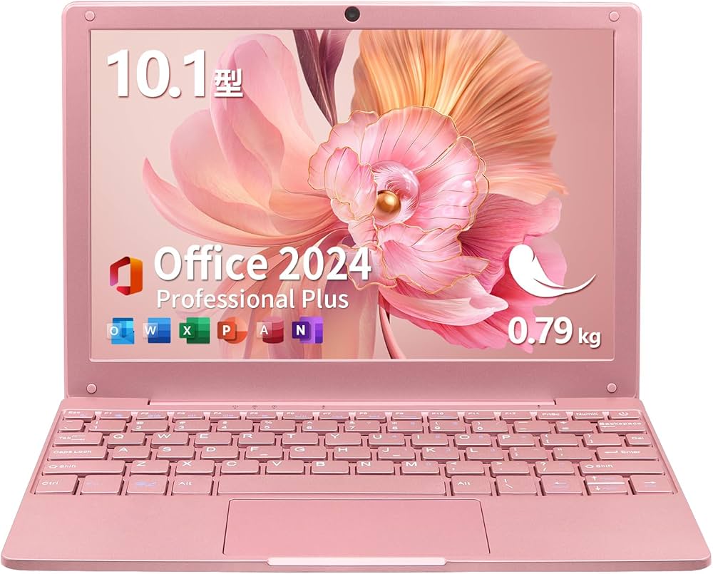 Amazon.co.jp: ノートパソコン10.1インチ Office2024付き (Celeron