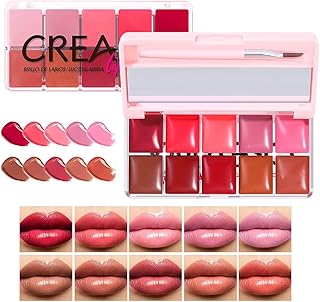 Paleta de lápices labiales Jelly Lip Gloss de...