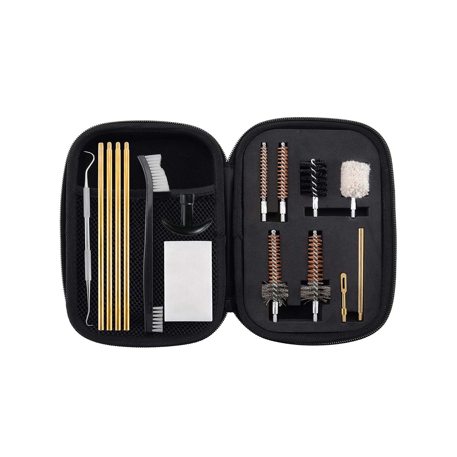 Universal Cleaning Kit - Includes Brass Cleaning Rods, Cleaning Jags, Phosphor Bronze Brushes, Cleaning Brushes, Adapters and Storage Case