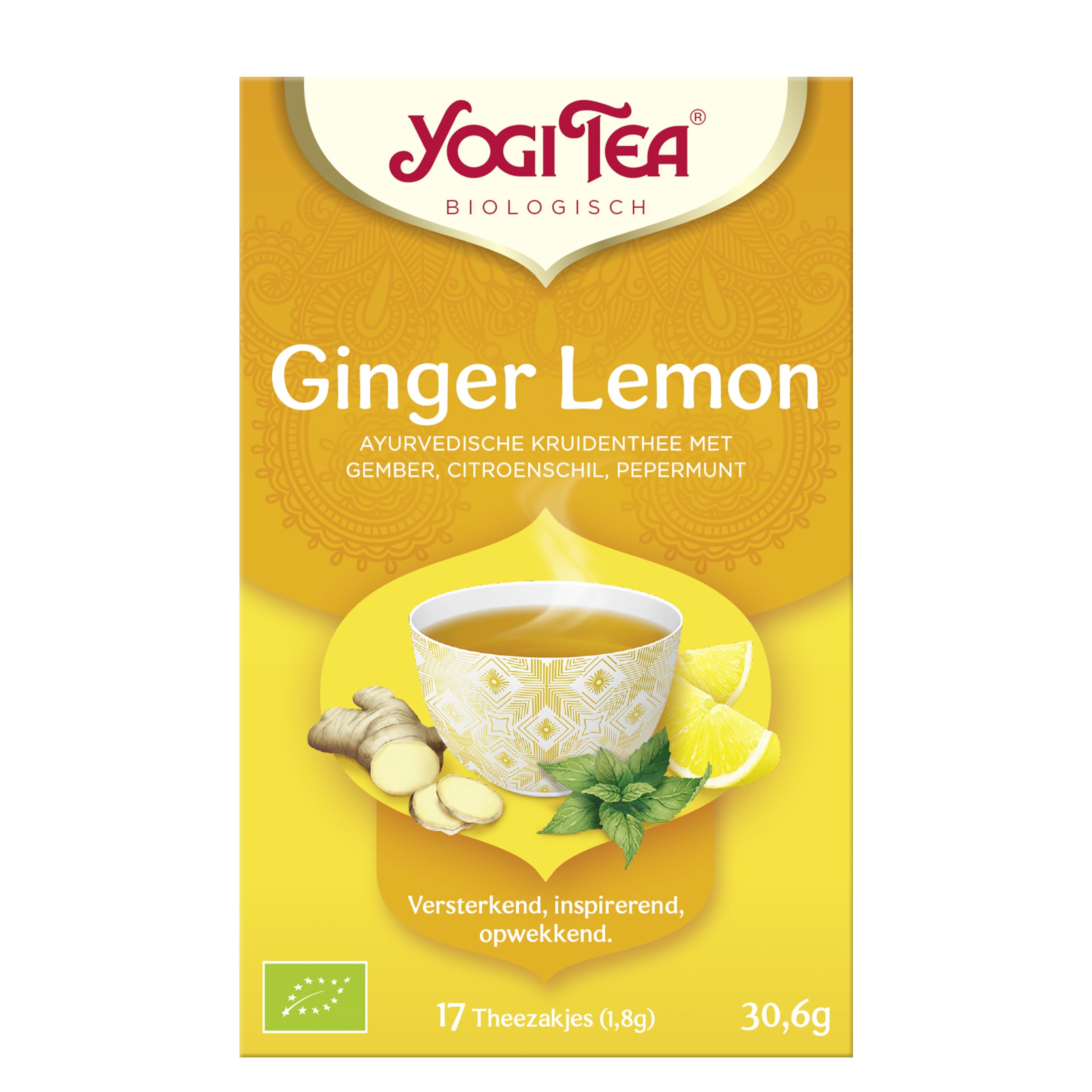 Yogi Tea Ginger Lemon - tacka: 6 sztuk