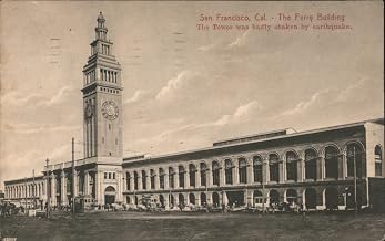 San Francisco Ferry Building, Tower Shaken by Earthquake Francisco, California Original Postcard