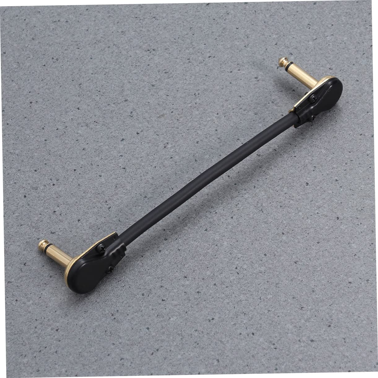 ibasenice 6pièces Câble De Patch Pour Guitare Connecteurs Dorés Cordon Instrument Pour Basse Et Effets Flexible Et
