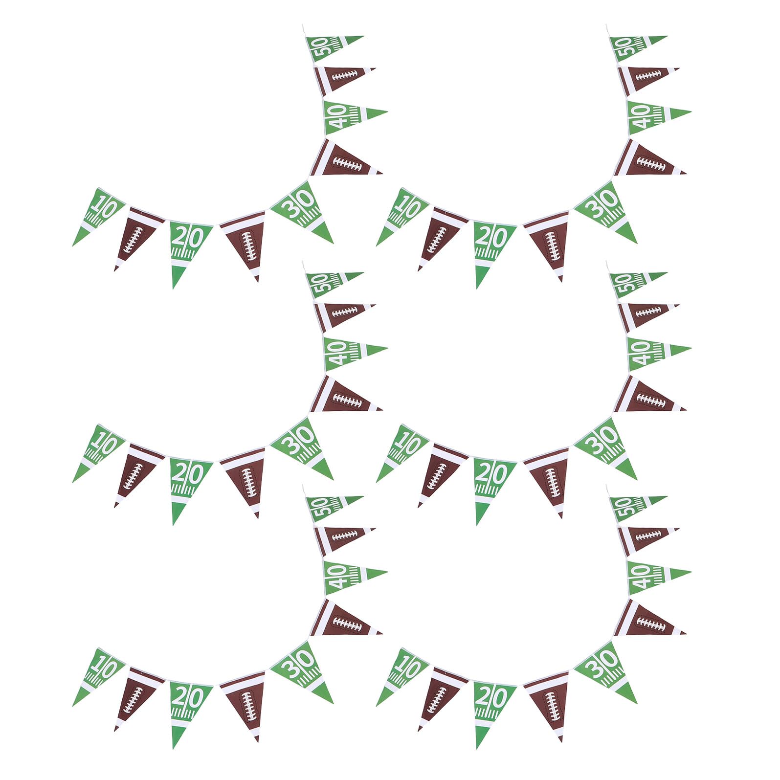 Guirlande de fanions tissu bleu blanc decoration suspendue fete anniversaire
