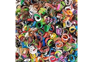 50 PCS Anti-Slip Vape Ring Silicone Bands for 22mm Diameter Vapes