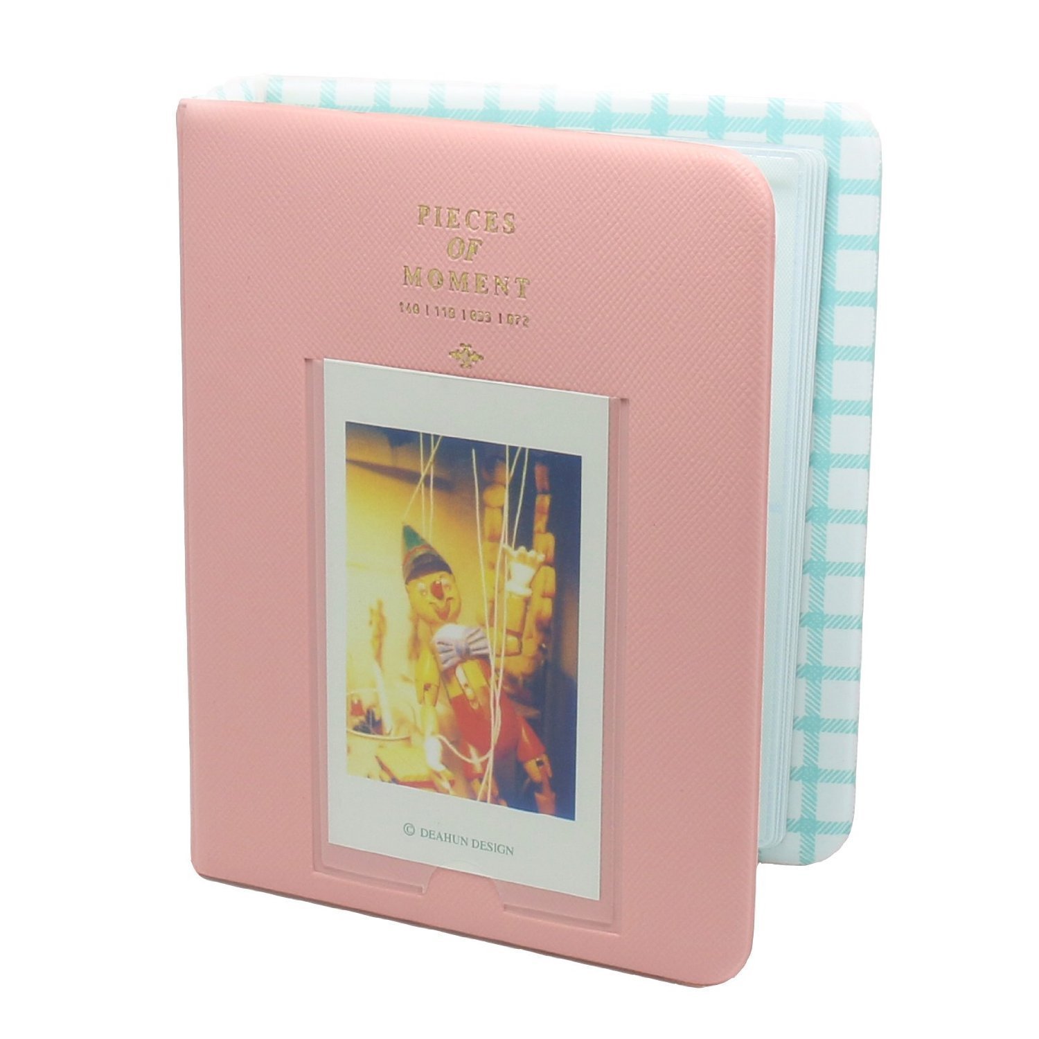Pink : [Fuji Instax Mini Photo Album] -- CAIUL Pieces Of Moment Book Album For Films Of Instax Mini 7s 70 8 25 50s 90/ Pringo 231/ Fujifilm Instax SP-1/ Polaroid PIC-300P/ Polaroid Z2300 (64 Photos, Pink)-image-43